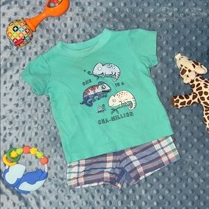 Carter’s “Cha-Million” Tee/Shorts Set